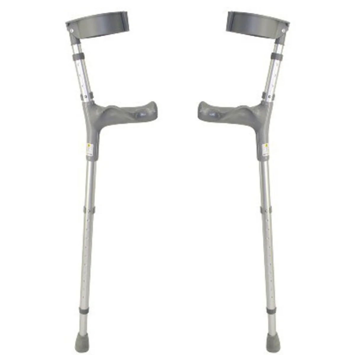 Coopers double adjustable comfy elbow crutches pair