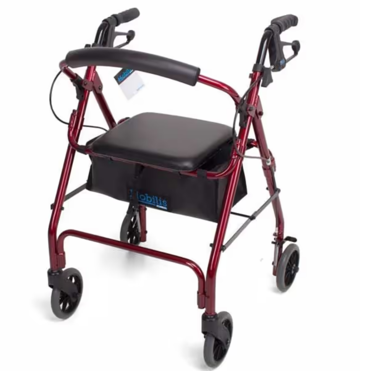 Mobilis walking frame red