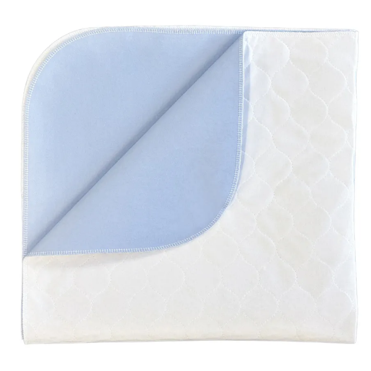 Washable bed pad in super blue - 1500 ml absorbency