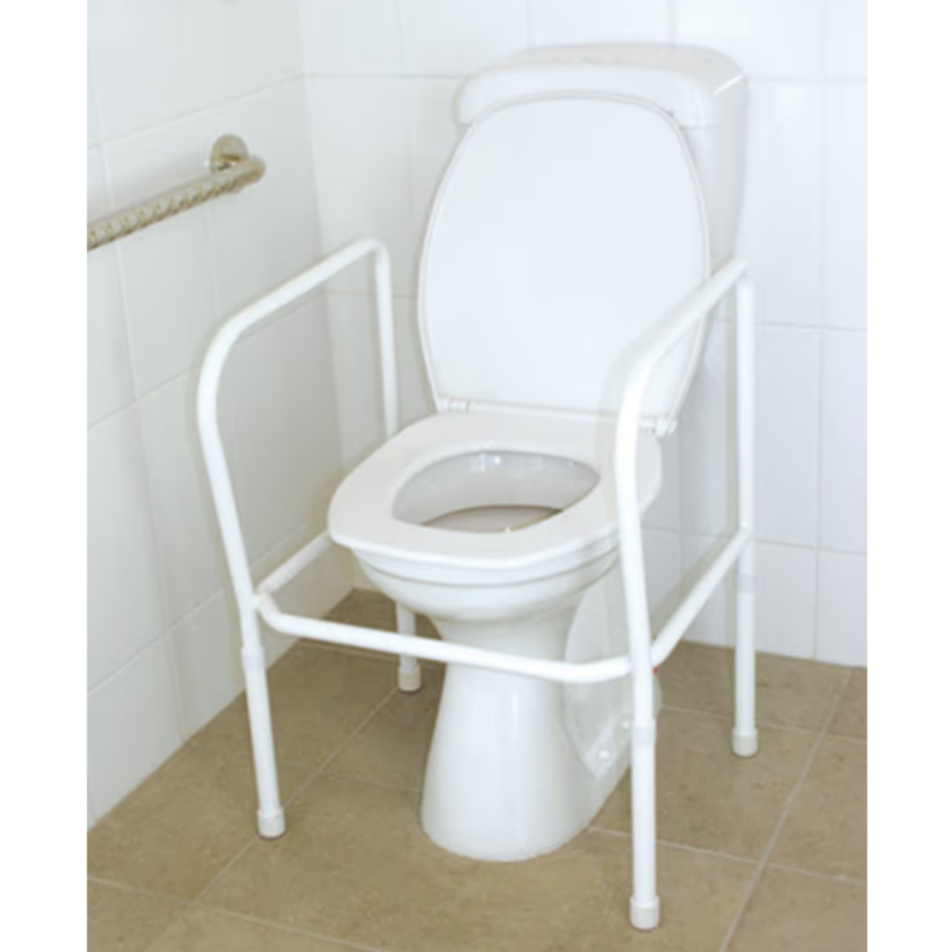 Chevron toilet surround frame