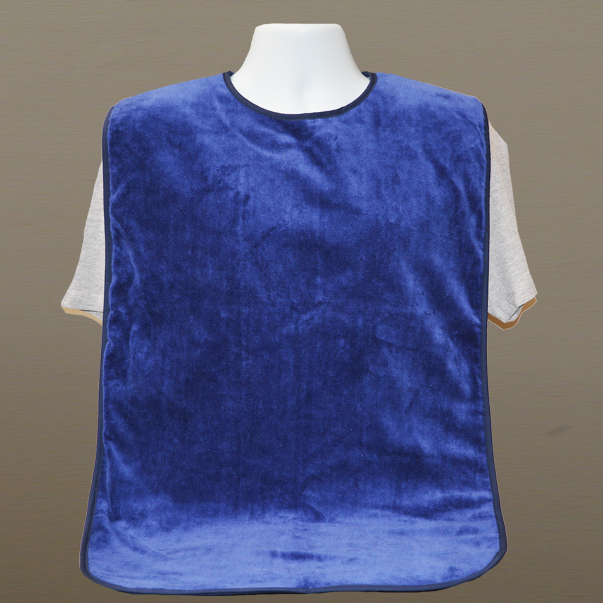 Waterproof bib for adults - extra absorbent - large