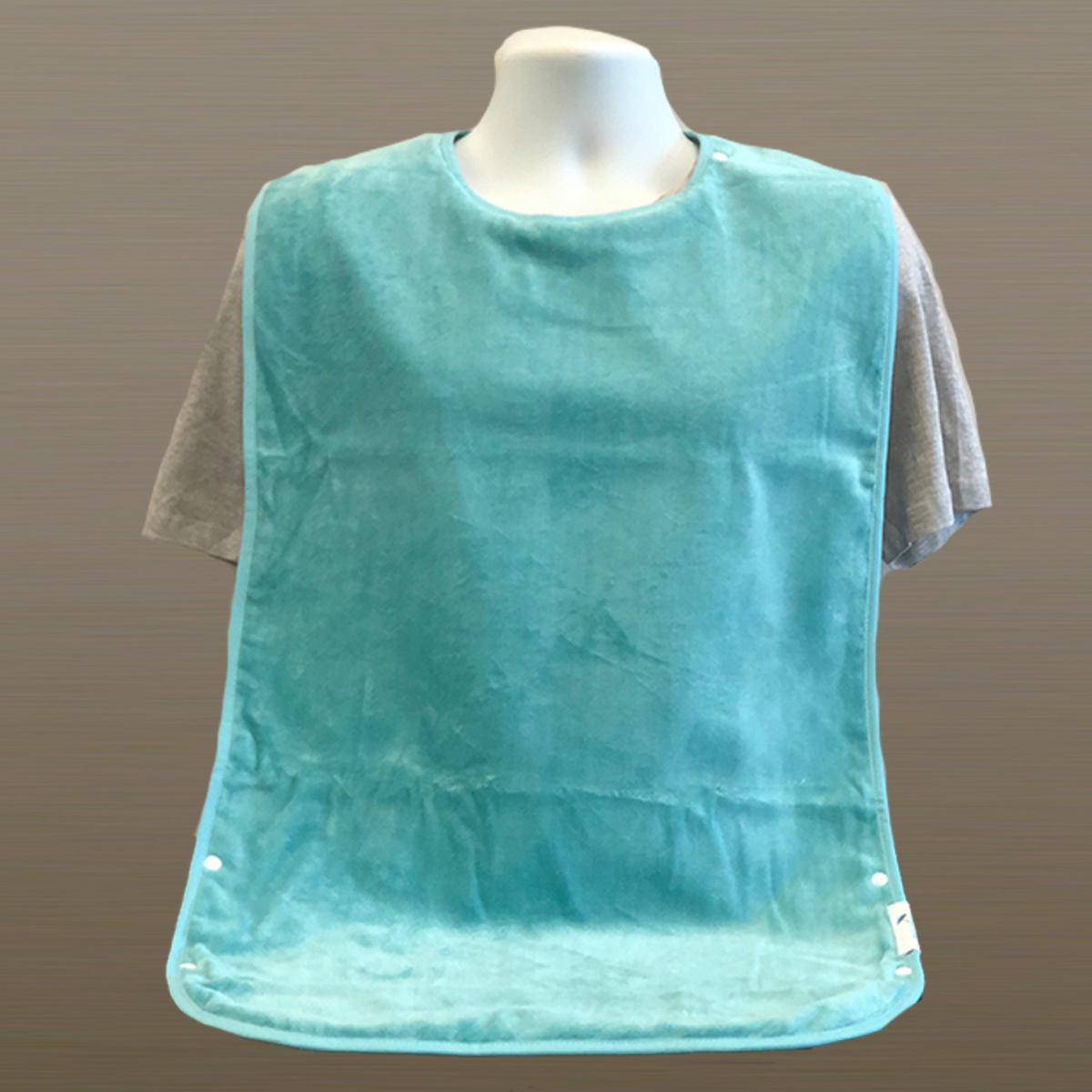 Waterproof bib for adults - extra absorbent - large
