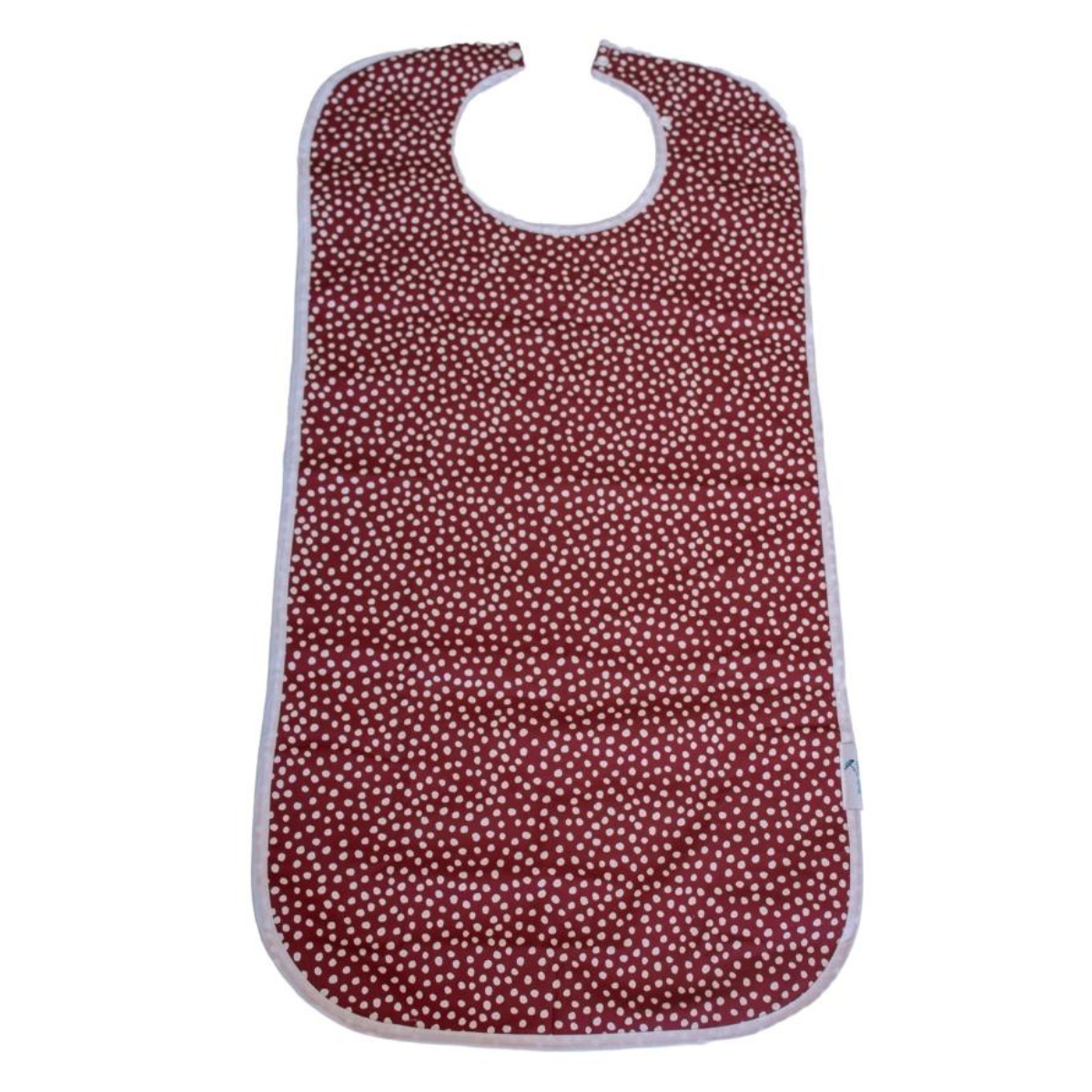 Adult waterproof feeding bib - large