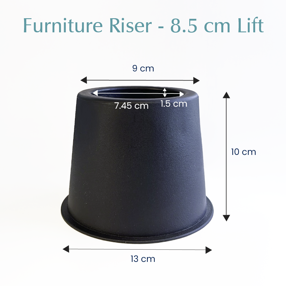 Set of four furniture risers - 8.5 cm