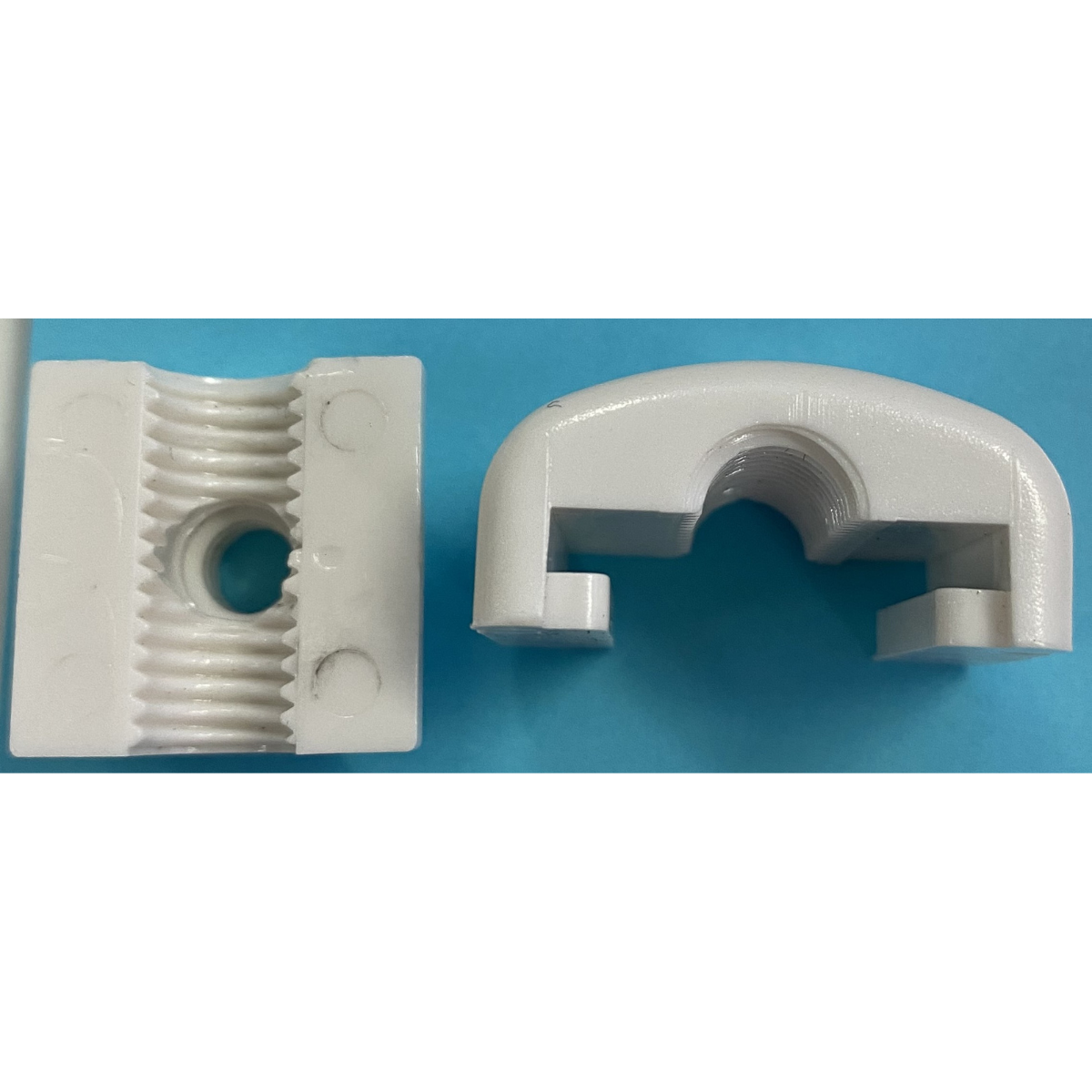 Female adjustment holder to suit raised toilet seat