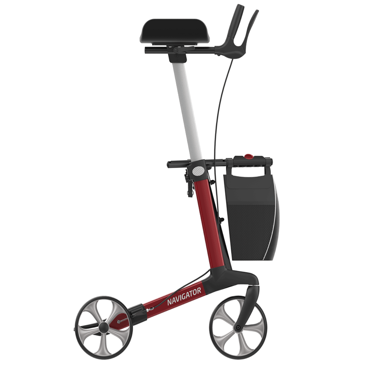 Navigator Server W swivel forearm support Indoor Arthritis Rollator by Rehasense
