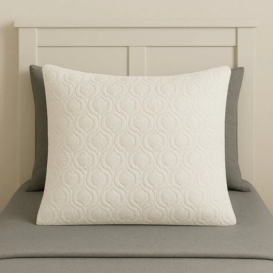Quilted pillow protector to suit Euro pillow