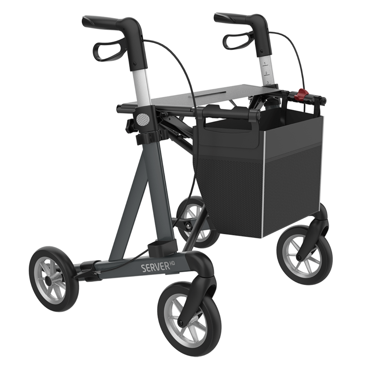 Server heavy duty bariatric rollator Large by Rehasense
