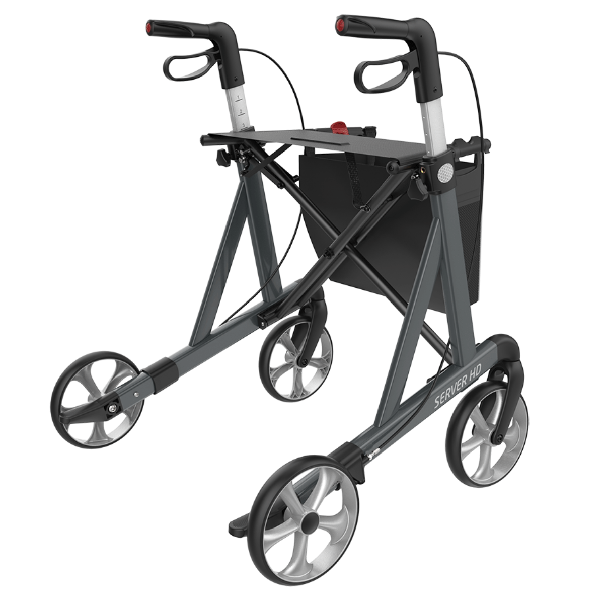 Server heavy duty bariatric rollator Large by Rehasense