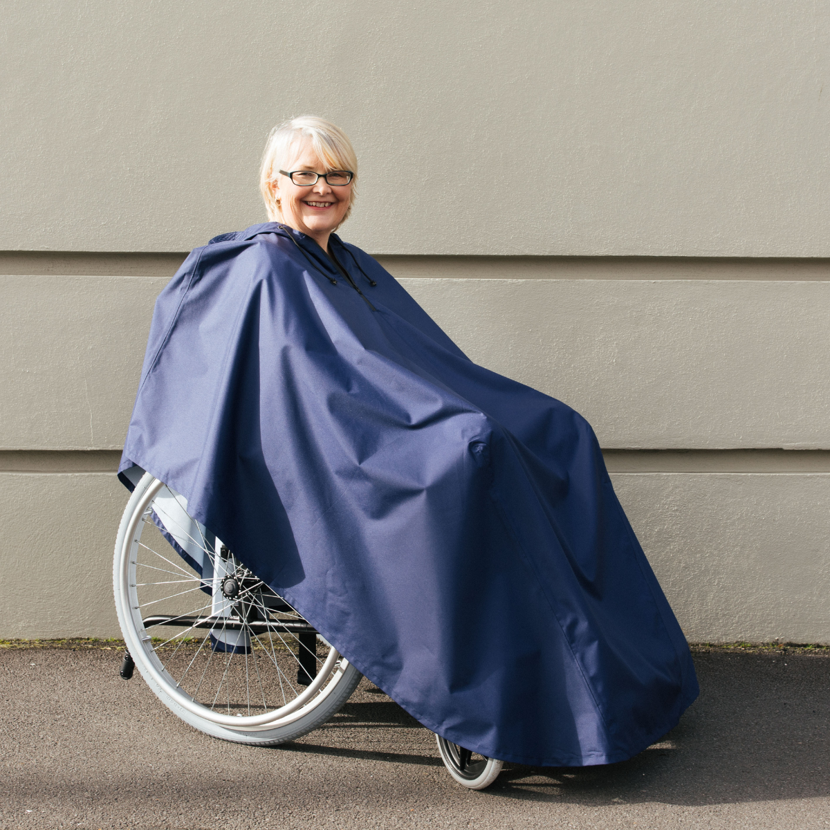 Wheelchair raincoat