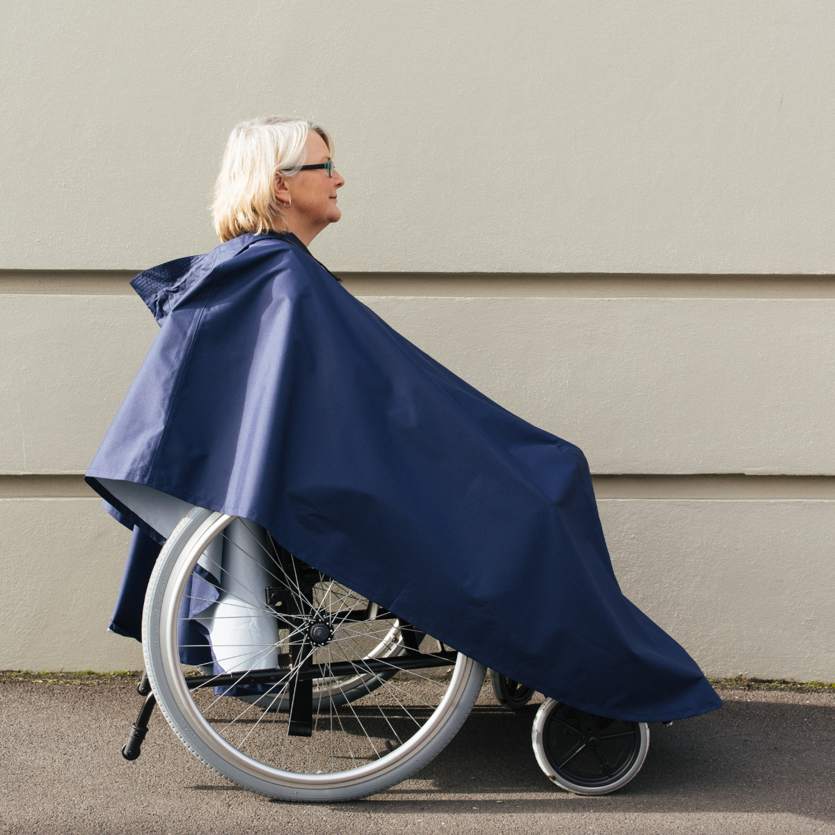 Wheelchair raincoat