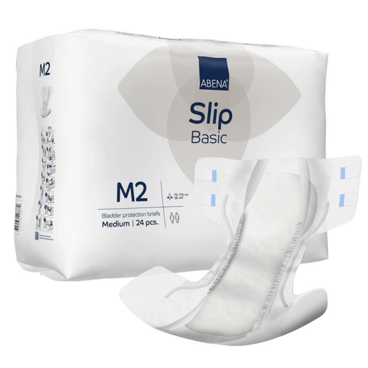 Abena Slip Basic M2 2300 ml Medium unisex briefs (adult diapers)