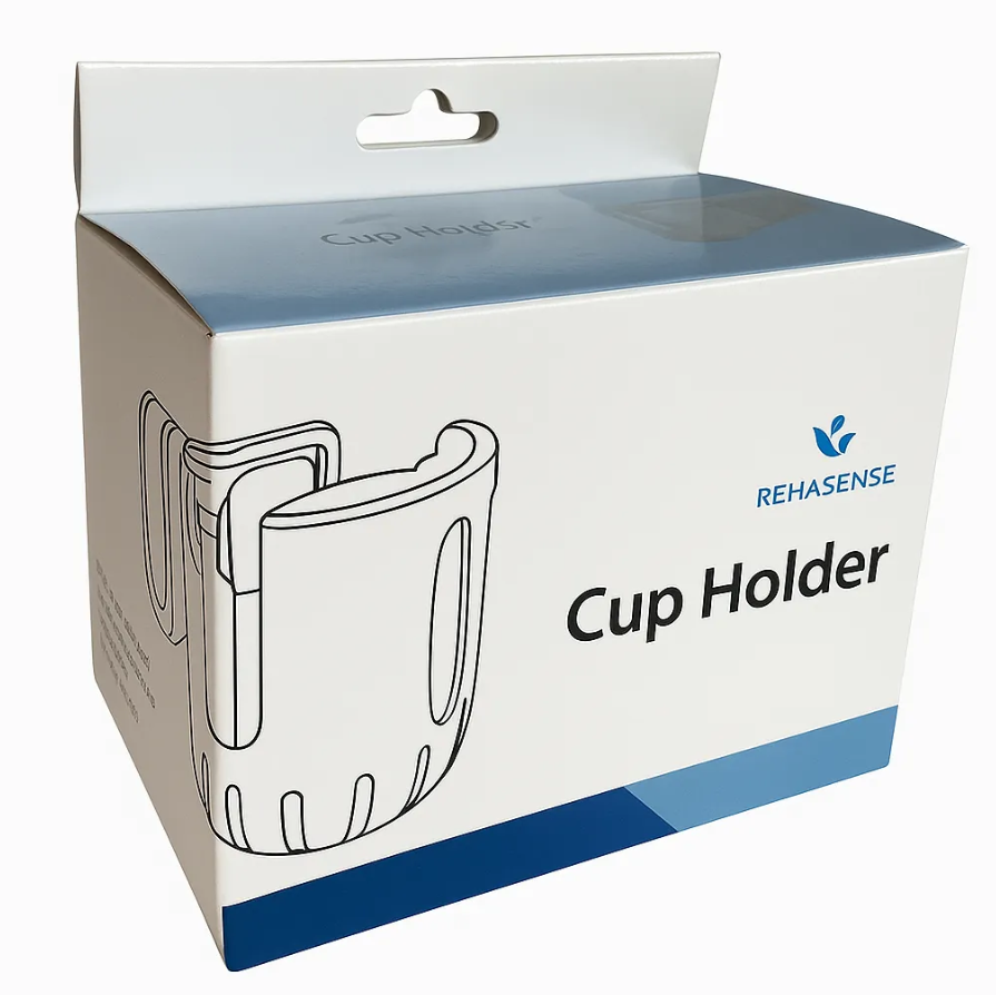 Cup/bottle holder for rollators and wheelchairs - Rehasense