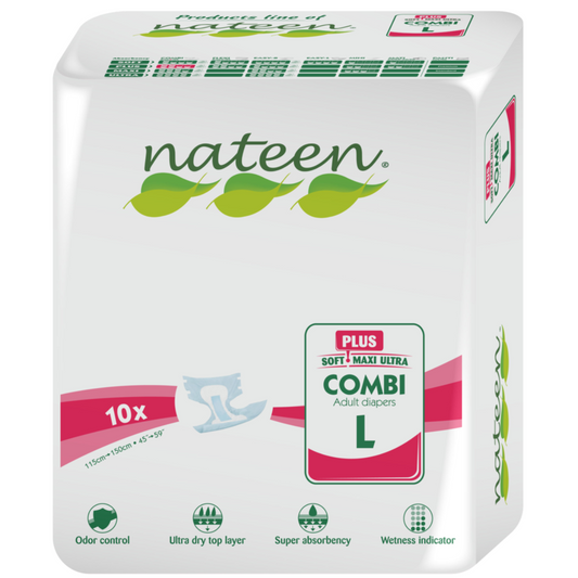 Nateen Combi Plus 2850 ml Large unisex briefs (adult diapers)