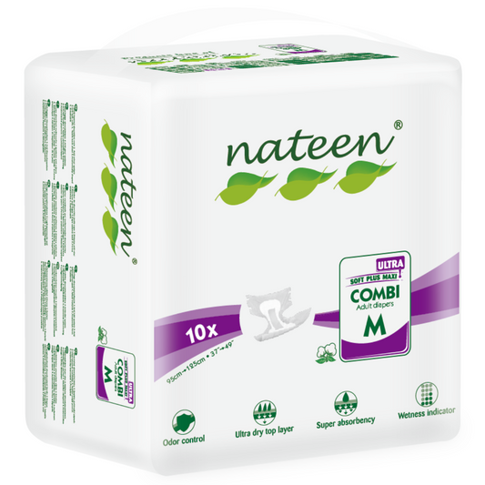 Nateen Combi Ultra 5100 ml Medium unisex briefs (adult diapers)