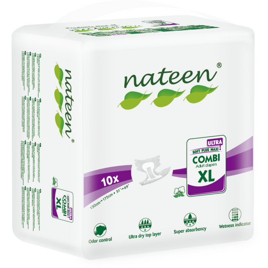 Nateen Combi Ultra 5800 ml Extra Large unisex briefs (adult diapers)