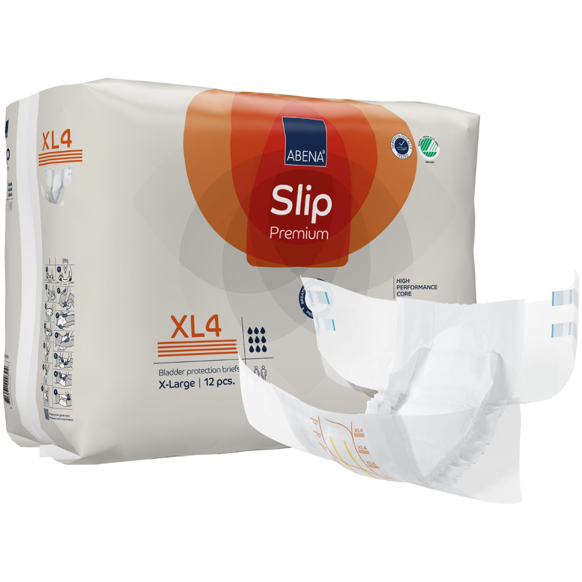 Abena Slip XL4 Premium 4000 ml Extra Large unisex briefs (adult diapers)