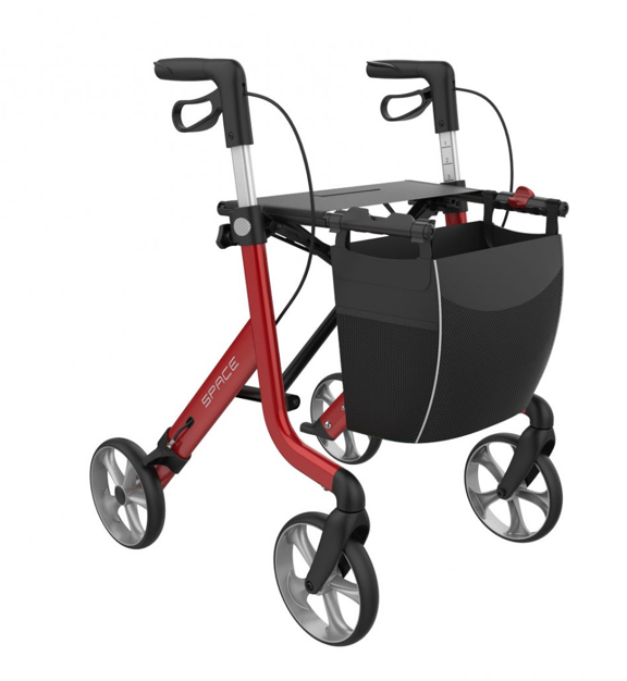 Space LX Rollator | Lightweight Aluminium | Walker and Walking Frames | Radius Shop | NZ