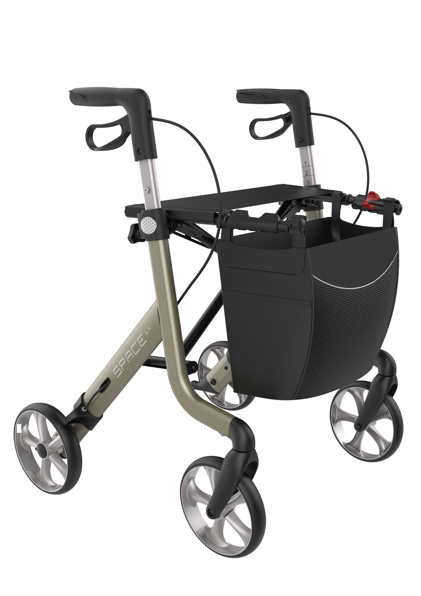 Space LX Rollator | Lightweight Aluminium | Walker and Walking Frames | Radius Shop | NZ