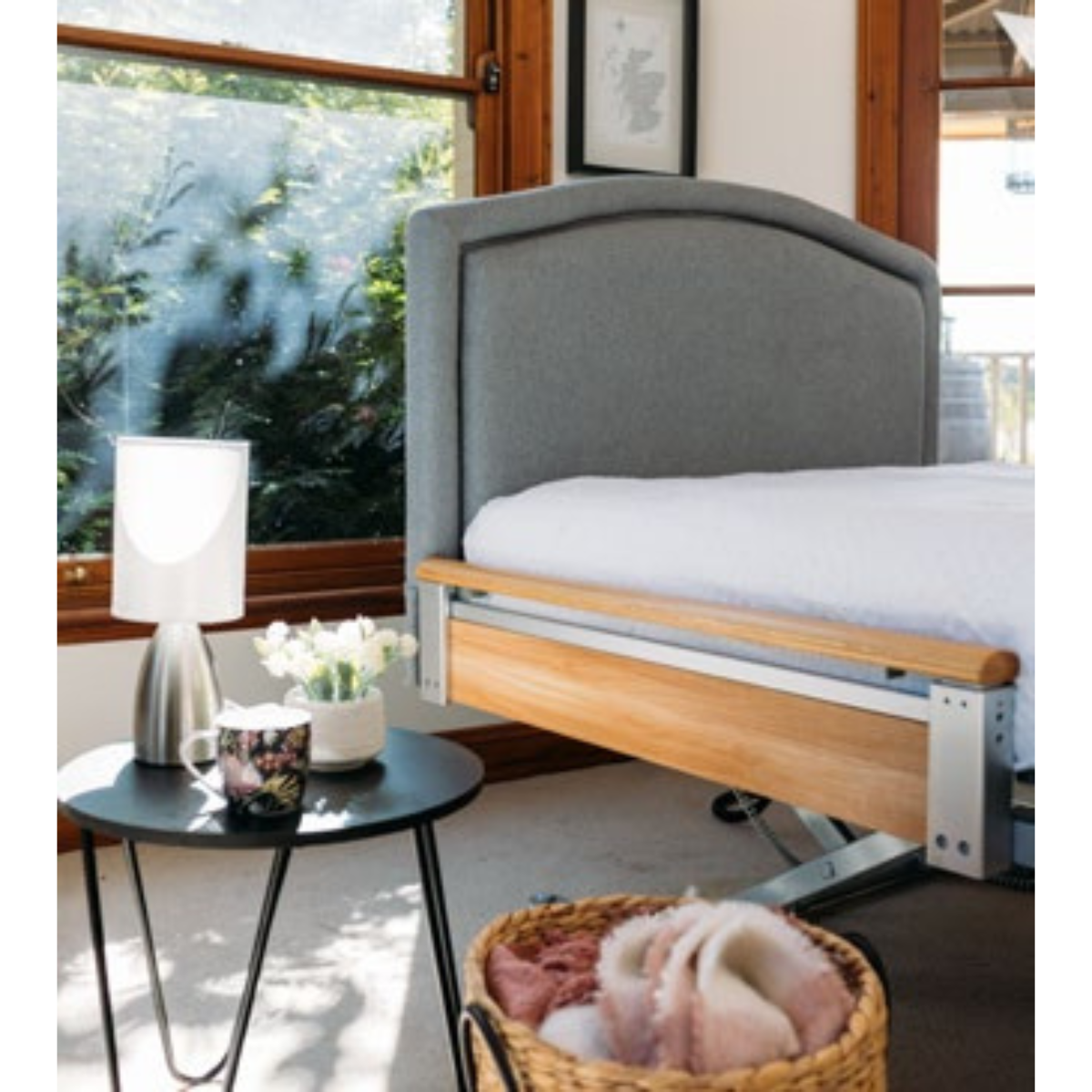 Quad telescopic side rails set to suit the Casero Duo bed | Homecare ...