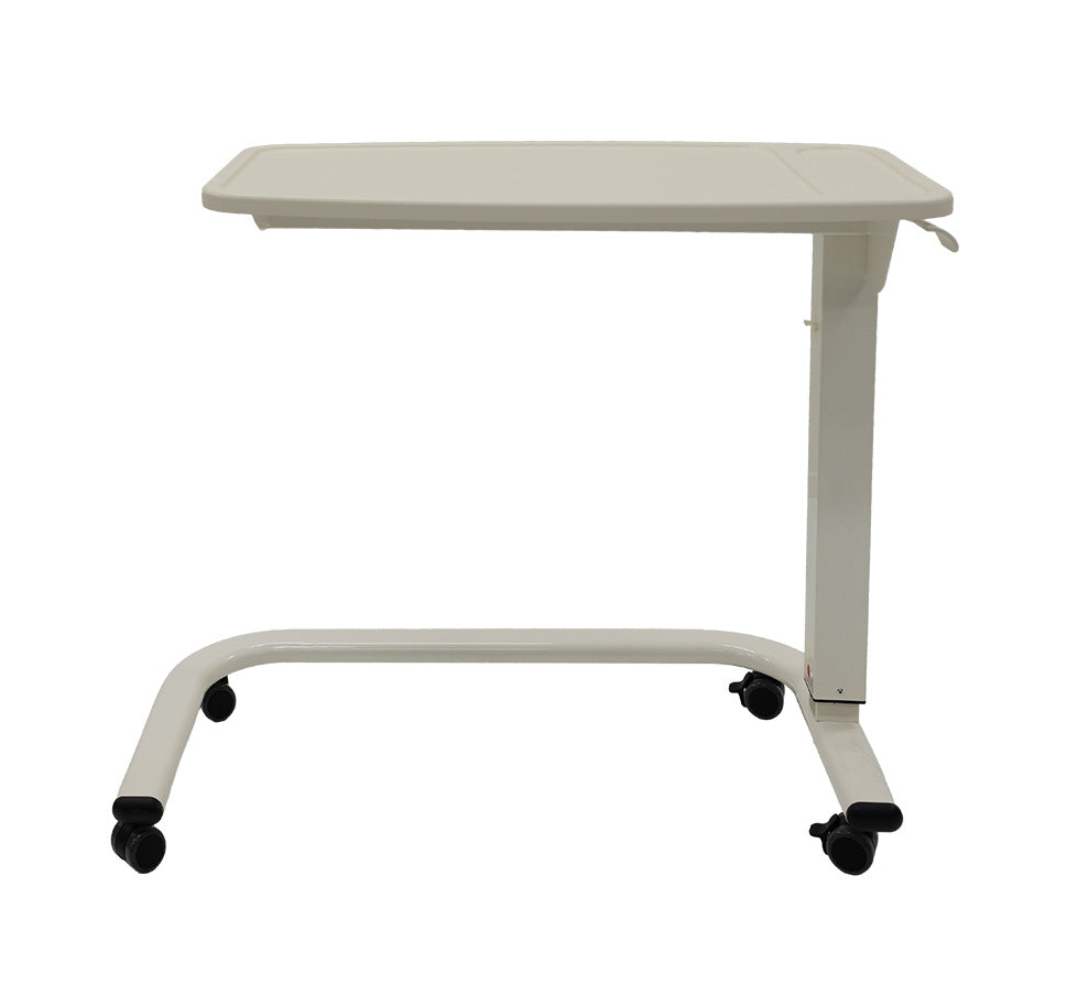 Roma® U-base overbed table with laminated top