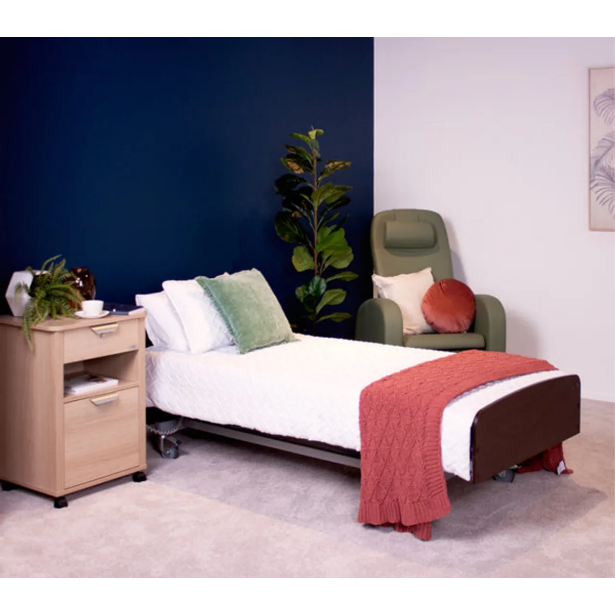 Bock V2 electric bed and mattress