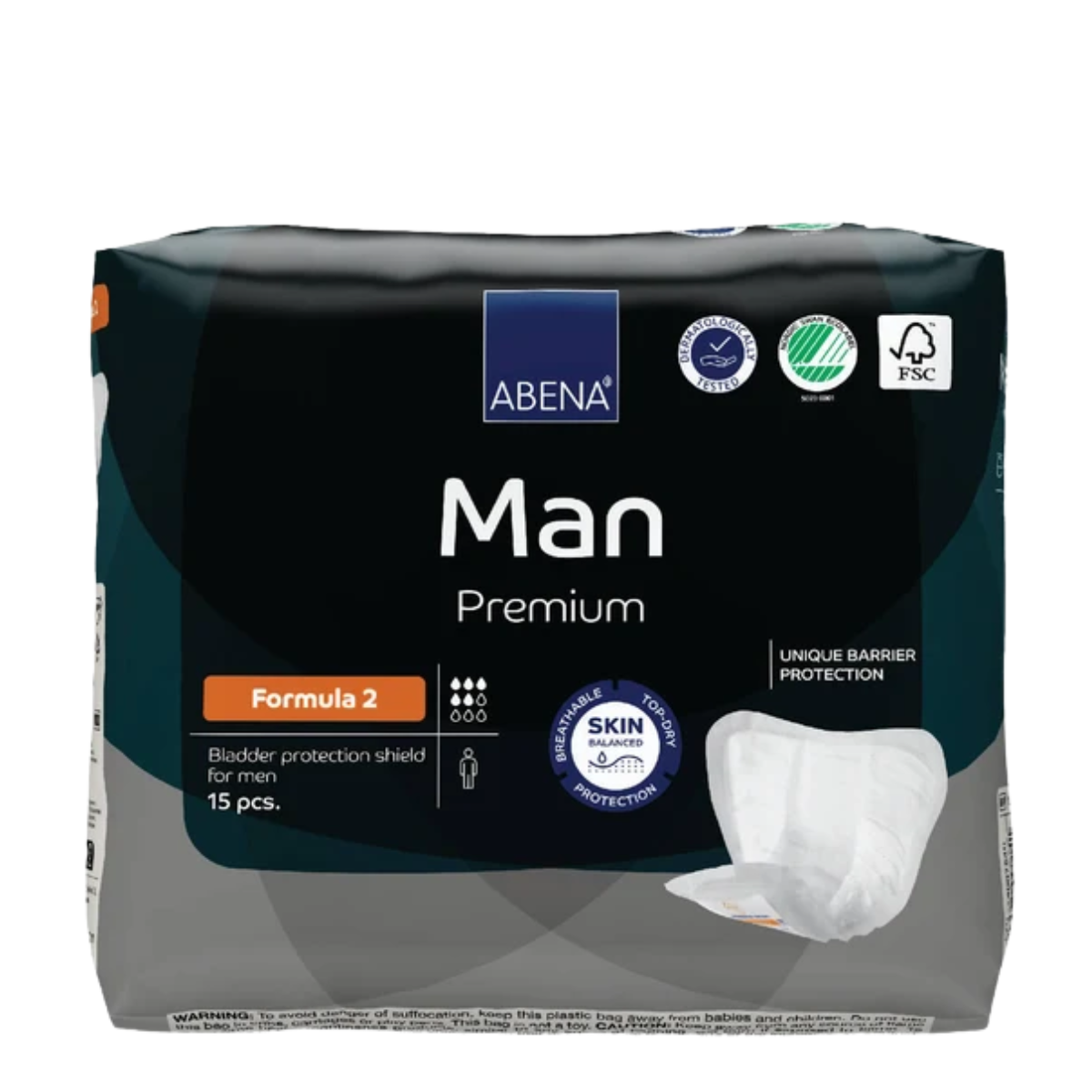 Abena Man Formula 2 Premium 700 ml pads for men
