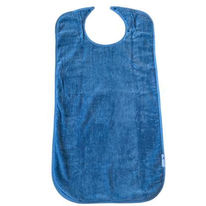 Waterproof bib for adults - extra absorbent - large