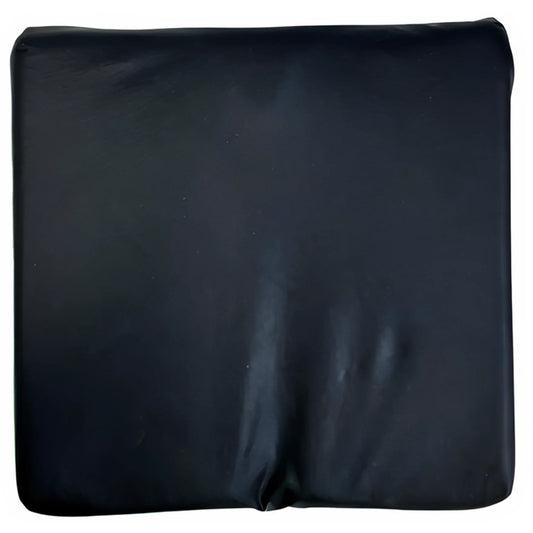 Basic square pressure relief cushion in black for bariatric use