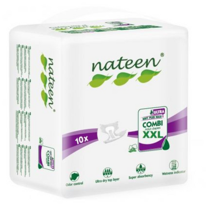 SAMPLE | Nateen Combi Ultra unisex briefs (adult diapers) range