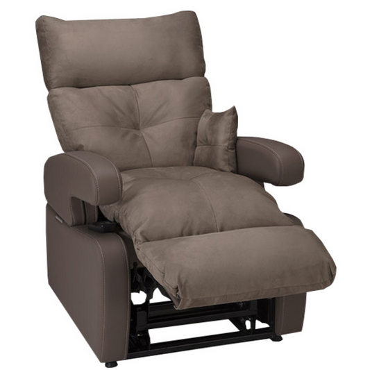 Cocoon power lift recliner velvet raw