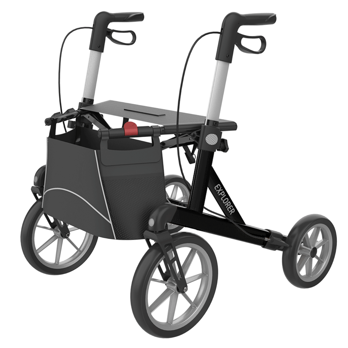 Explorer bariatric outdoor rollator by Rehasense