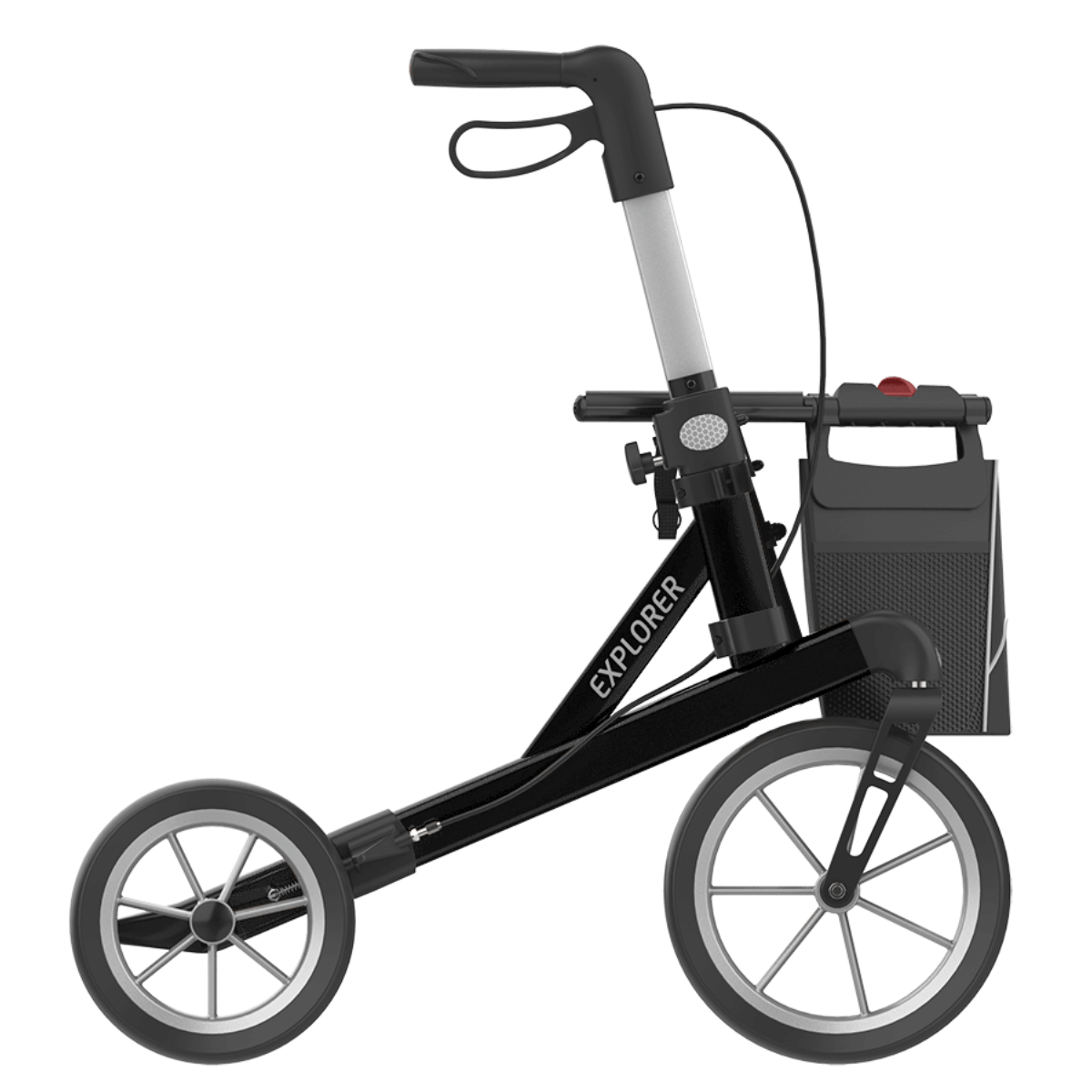 Explorer bariatric outdoor rollator by Rehasense