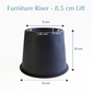 Set of four furniture risers  - 8.5 cm