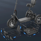 Gyroor C5 electric trike with two baskets