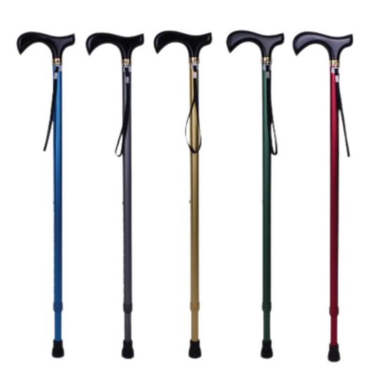 Lifestyle T-handle metallic walking stick