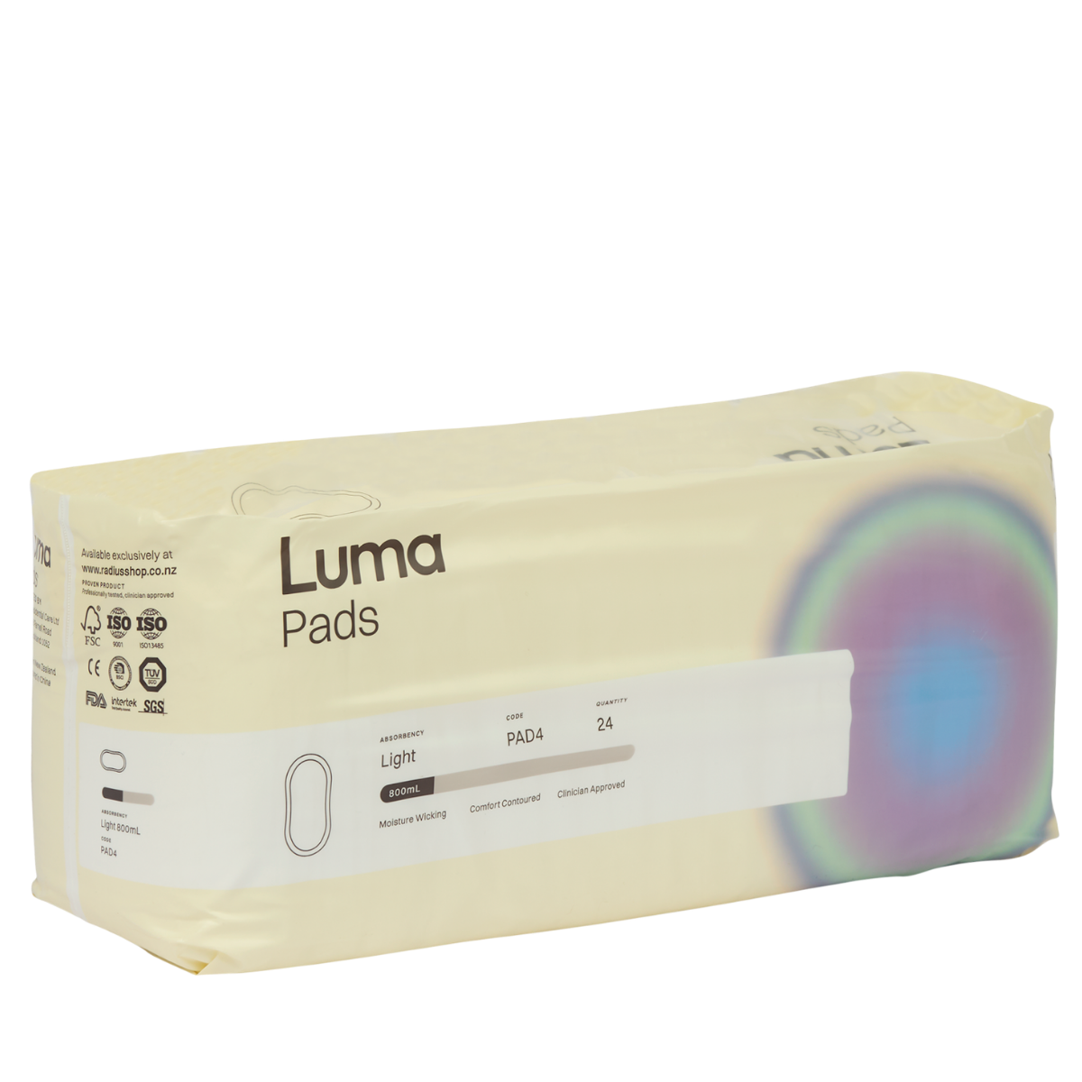 Luma 800 ml unisex pads