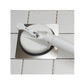 Self adhesive stainless plate to attach Mobeli Roth rail