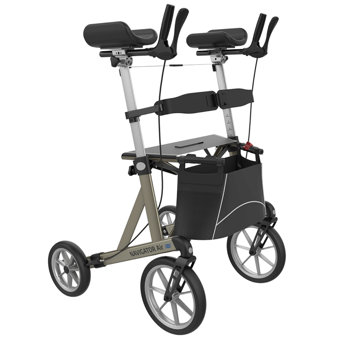 Navigator Air swivel forearm support Outdoor Arthritis Rollator by Rehasense