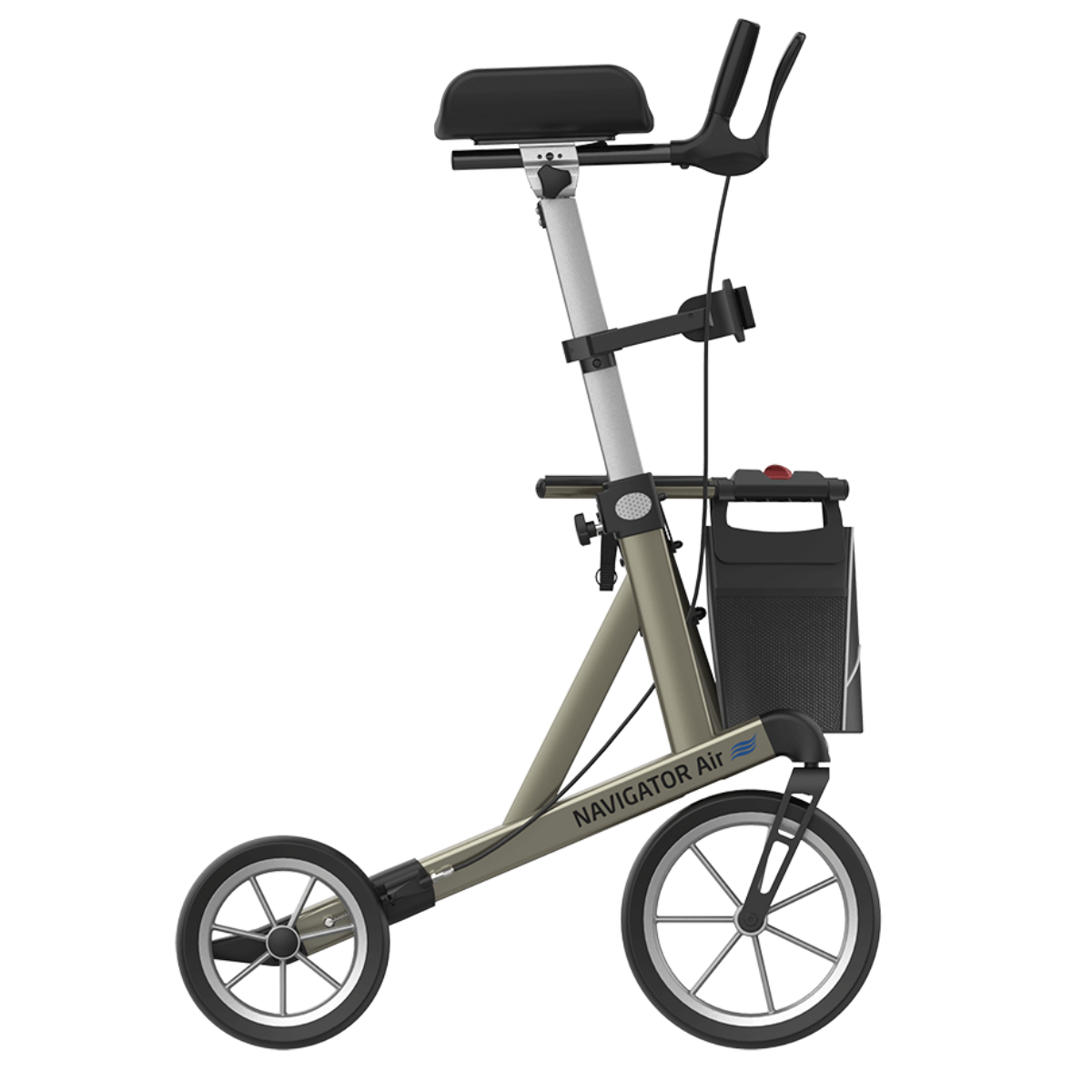 Navigator Air swivel forearm support Outdoor Arthritis Rollator by Rehasense