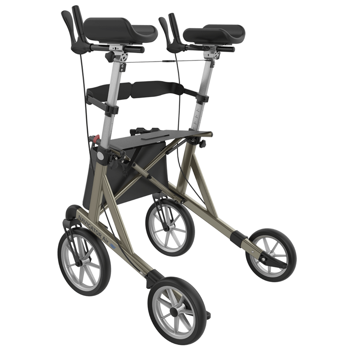 Navigator Air swivel forearm support Outdoor Arthritis Rollator by Rehasense