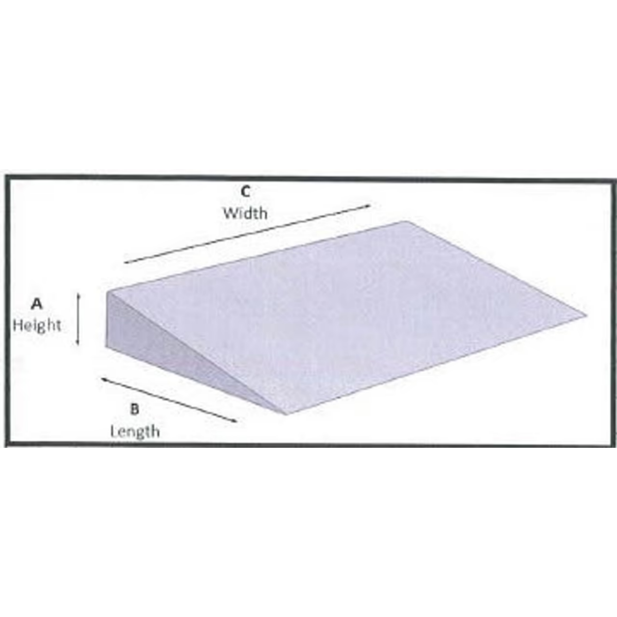 20mm Ramp Wedge Ramp 20mm | Rubber Ramps & Steps | Mobility & Assistance | NZ ...