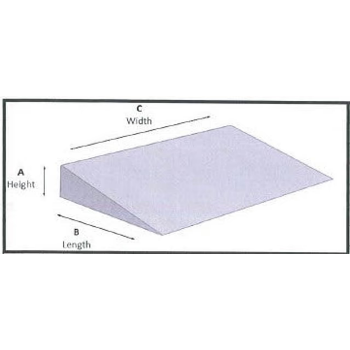 Pair of Easy Access ramps | 5cm H x 15cm L x 25cm W