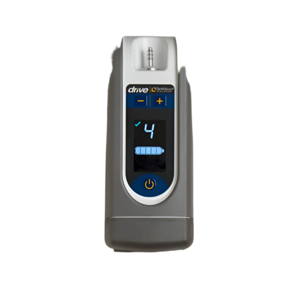 Remote for portable oxygen concentrator