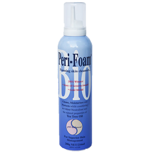 Peri-Foam foaming skin cleanser and odour neutraliser