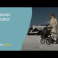 Explorer bariatric outdoor rollator by Rehasense