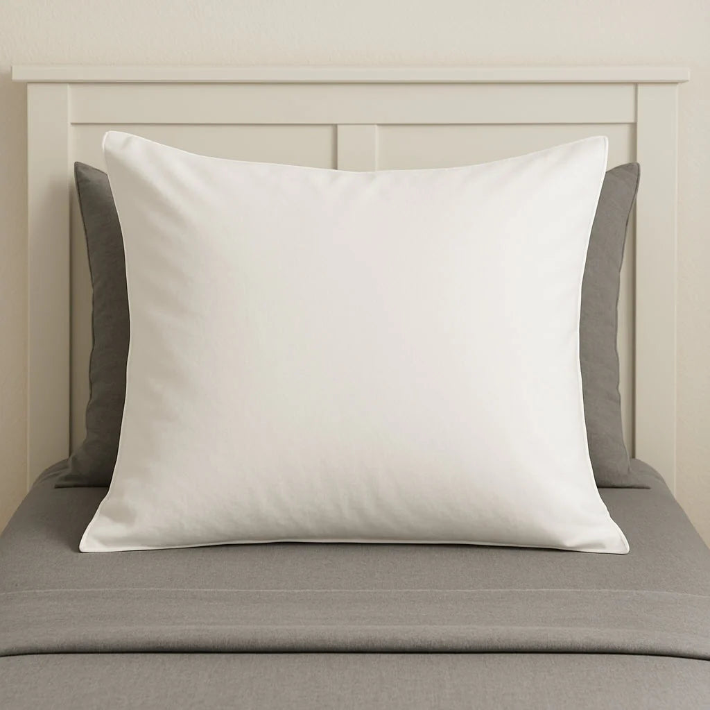 White pillow protector to suit Euro pillow