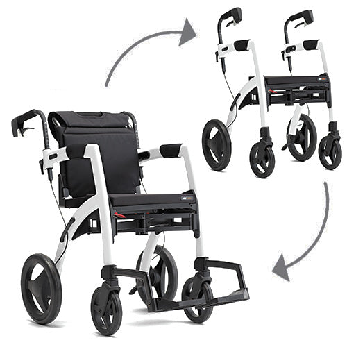 Rollz Motion | Convertable Walking Frame to Wheelchair | 2 in 1 design | Mobility | NZ | Radius Shop