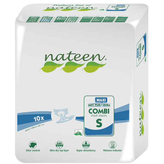 Nateen Combi Maxi 2650 ml small unisex briefs (adult diapers)