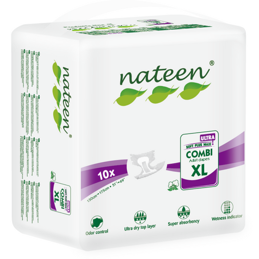 Nateen Combi Ultra 5800 ml extra large unisex briefs (adult diapers)
